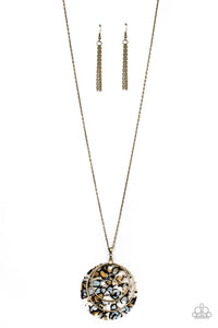 Paparazzi: Metro Mosaic - Brass Necklace - Jewels N’ Thingz Boutique