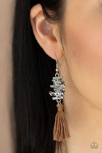 Load image into Gallery viewer, Tiki Tassel - Brown Earrings: Paparazzi - Jewels N’ Thingz Boutique