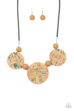 Load image into Gallery viewer, Paparazzi: Pop The Cork - Blue Cork-Like Necklace - Jewels N’ Thingz Boutique