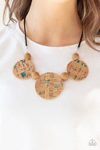 Load image into Gallery viewer, Paparazzi: Pop The Cork - Blue Cork-Like Necklace - Jewels N’ Thingz Boutique
