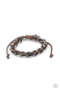 Paparazzi: Grease Monkey - Brown Bracelet - Jewels N’ Thingz Boutique