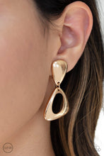 Load image into Gallery viewer, Paparazzi: Going for BROKER - Gold Clip-On Earrings - Jewels N’ Thingz Boutique