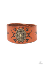Load image into Gallery viewer, PaparazzI: Desert Badlands - Brass Leather Bracelet - Jewels N’ Thingz Boutique