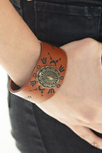 Load image into Gallery viewer, PaparazzI: Desert Badlands - Brass Leather Bracelet - Jewels N’ Thingz Boutique