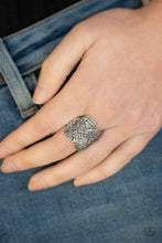 Load image into Gallery viewer, Paparazzi: Scandalous Shimmer - Silver Hematite Ring - Jewels N’ Thingz Boutique