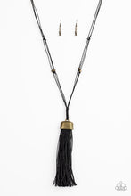 Load image into Gallery viewer, Paparazzi: Brush It Off - Brass Antiqued Necklace - Jewels N’ Thingz Boutique