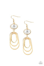 Load image into Gallery viewer, Paparazzi: Drop-Dead Glamorous - Gold Earrings - Jewels N’ Thingz Boutique