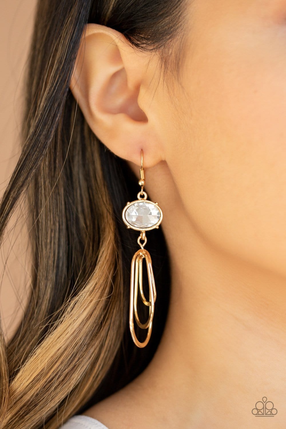 Paparazzi: Drop-Dead Glamorous - Gold Earrings - Jewels N’ Thingz Boutique