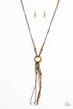 Load image into Gallery viewer, Paparazzi: Tasseled Trinket - Brass Necklace - Jewels N’ Thingz Boutique
