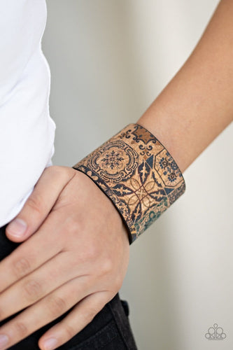 Paparazzi: Cork Culture - Multi Textile Pattern Bracelet - Jewels N’ Thingz Boutique