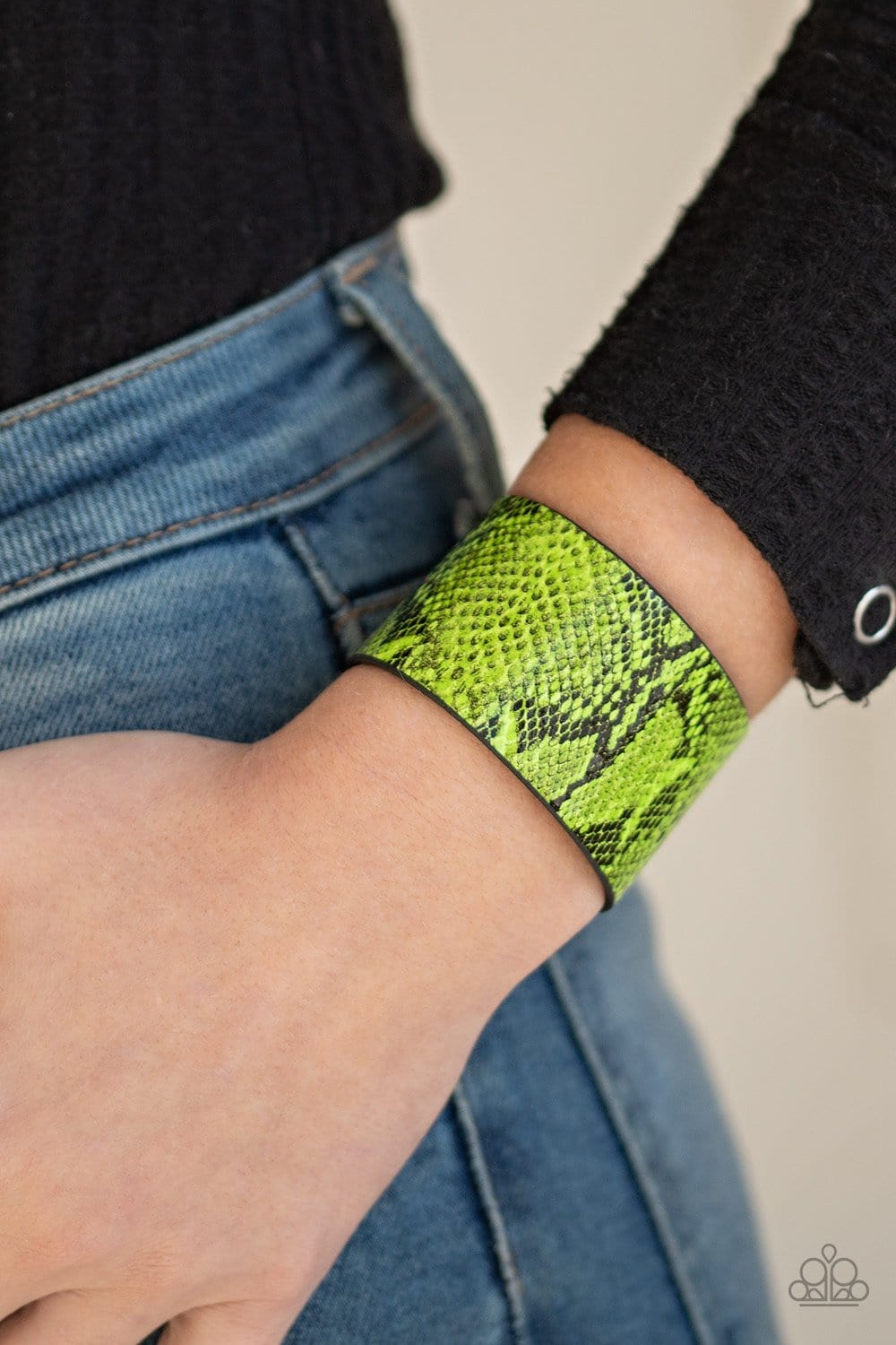 Paparazzi: Its a Jungle Out There - Green Leather Bracelet - Jewels N’ Thingz Boutique