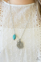 Load image into Gallery viewer, Paparazzi: Free-Spirited Forager - Blue Leaf Charm Necklace - Jewels N’ Thingz Boutique