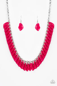 Paparazzi: Super Bloom - Pink Acrylic Necklace - Jewels N’ Thingz Boutique