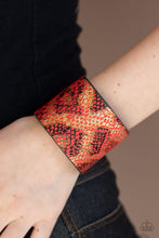 Load image into Gallery viewer, Paparazzi: Serpent Shimmer - Red Python Bracelet - Jewels N’ Thingz Boutique