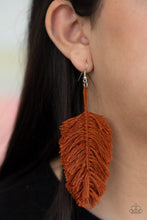 Load image into Gallery viewer, Paparazzi: Hanging by a Thread - Brown Fringe Earrings - Jewels N’ Thingz Boutique