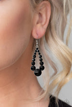 Load image into Gallery viewer, Paparazzi: Here GLOWS Nothing! - Black Earrings - Jewels N’ Thingz Boutique