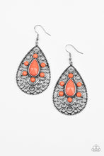 Load image into Gallery viewer, Paparazzi: Modern Garden - Orange Earrings - Jewels N’ Thingz Boutique