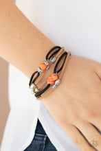 Load image into Gallery viewer, Paparazzi: Rocky Mountain Rebel - Orange Suede Bracelet - Jewels N’ Thingz Boutique