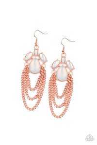 Paparazzi: Opalescence Essence - Copper Earrings - Jewels N’ Thingz Boutique