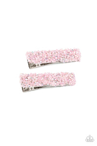 Paparazzi: HAIR Comes Trouble - Pink Hair Clips - Jewels N’ Thingz Boutique