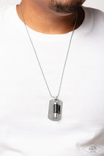 Load image into Gallery viewer, Paparazzi Accessories: Proud Patriot - Black Urban Leather Necklace - Life of the Party