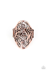 Paparazzi: Vine Vibe - Copper Antiqued Ring - Jewels N’ Thingz Boutique