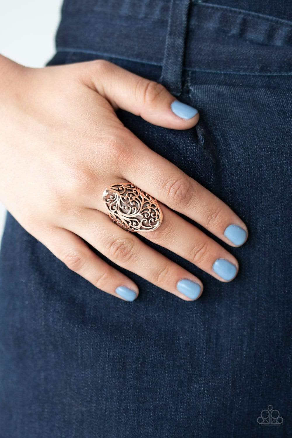 Paparazzi: Vine Vibe - Copper Antiqued Ring - Jewels N’ Thingz Boutique