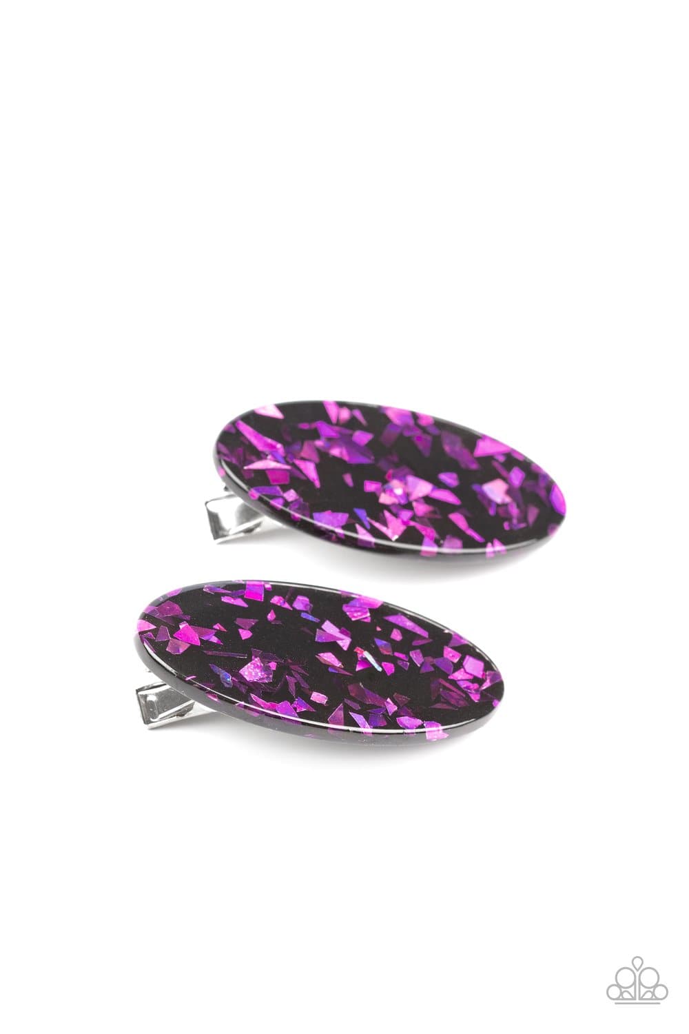Paparazzi: Get OVAL Yourself! - Purple Hair Clips - Jewels N’ Thingz Boutique