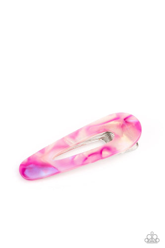 Paparazzi Accessories: Walking on HAIR - Pink Iridescent Hair Clip - Jewels N Thingz Boutique