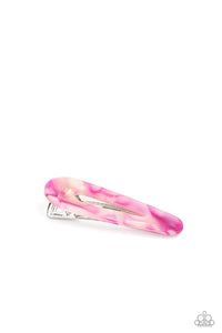 Paparazzi Accessories: Walking on HAIR - Pink Iridescent Hair Clip - Jewels N Thingz Boutique