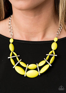 Paparazzi: Law of the Jungle - Yellow Necklace - Jewels N’ Thingz Boutique