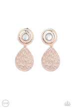 Load image into Gallery viewer, Paparazzi: Emblazoned Edge - Rose Gold Clip-On Earrings - Jewels N’ Thingz Boutique