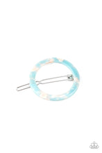 Load image into Gallery viewer, Paparazzi: In The Round - Blue Acrylic/Retro Hair Clip - Jewels N’ Thingz Boutique