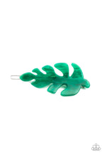 Load image into Gallery viewer, Paparazzi: LEAF Your Mark - Green Acrylic Hair Clip - Jewels N’ Thingz Boutique