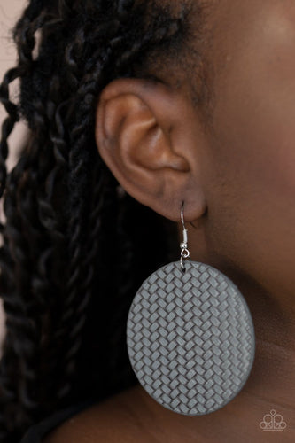 WEAVE Your Mark - Silver Earrings: Paparazzi - Jewels N’ Thingz Boutique