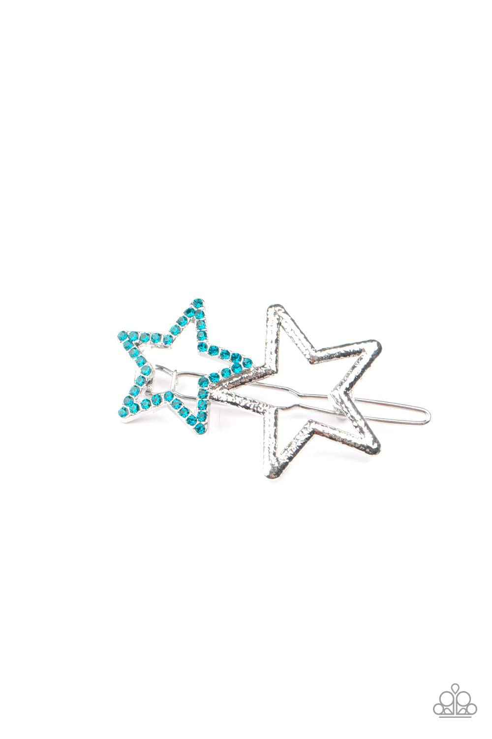 Paparazzi: Lets Get This Party STAR-ted! - Blue Hair Clip - Jewels N’ Thingz Boutique