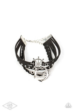 Load image into Gallery viewer, Paparazzi Accessories: Anchors Away - Black Bracelet - Life of the Party