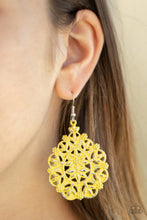 Load image into Gallery viewer, Paparazzi:   Floral Affair - Yellow Earrings - Jewels N’ Thingz Boutique