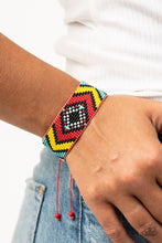 Load image into Gallery viewer, Paparazzi Accessories: Desert Dive - Red Weaved Bead Bracelet - Jewels N Thingz Boutique