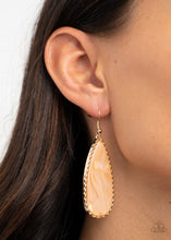 Load image into Gallery viewer, Paparazzi: Ethereal Eloquence - Gold/Faux/Marble/Acrylic/Teardrop Earrings - Jewels N’ Thingz Boutique