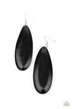 Load image into Gallery viewer, Paparazzi: Tropical Ferry - Black Wooden Earrings - Jewels N’ Thingz Boutique