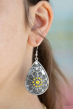 Load image into Gallery viewer, Paparazzi: Banquet Bling - Yellow Teardrop Earrings - Jewels N’ Thingz Boutique