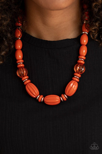 Paparazzi: High Alert - Orange Necklace - Jewels N’ Thingz Boutique