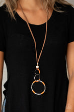 Load image into Gallery viewer, Paparazzi Accessories: Rural Renovation - Orange/Brown Suede Necklace - Jewels N Thingz Boutique