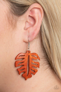 Paparazzi: Shake Your PALMS PALMS - Orange Earrings - Jewels N’ Thingz Boutique