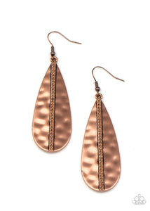 Paparazzi:   On The Up and UPSCALE - Copper Earrings - Jewels N’ Thingz Boutique