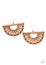 Load image into Gallery viewer, Paparazzi Accessories: Wooden Wonderland - Olive Green Earrings - Jewels N Thingz Boutique