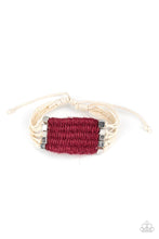 Load image into Gallery viewer, Paparazzi: Beachology - Red Twine-Like Bracelet - Jewels N’ Thingz Boutique