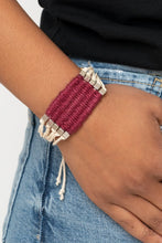 Load image into Gallery viewer, Paparazzi: Beachology - Red Twine-Like Bracelet - Jewels N’ Thingz Boutique