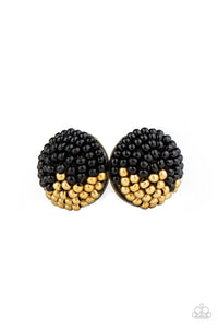 Paparazzi: As Happy As Can BEAD - Black Seed Bead Earrings - Jewels N’ Thingz Boutique